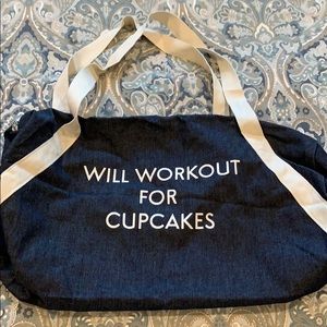 Gym Duffle FabFitFun Cupcakes